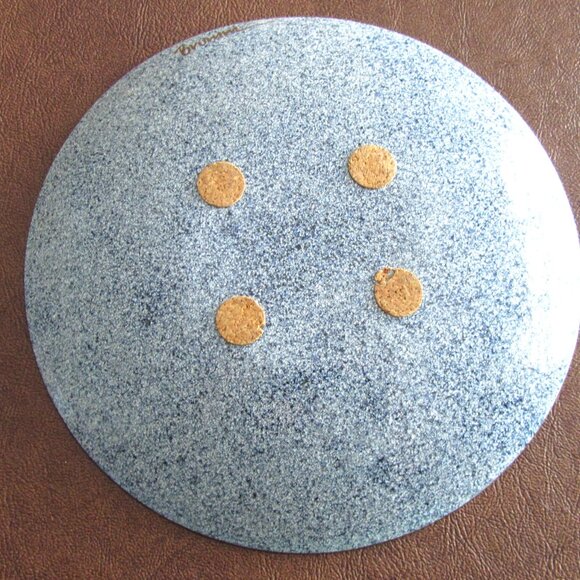 Norman Brumm Enamel on Copper Plate 7" - Chickadee Bird Winter Scene - Picture 4 of 5